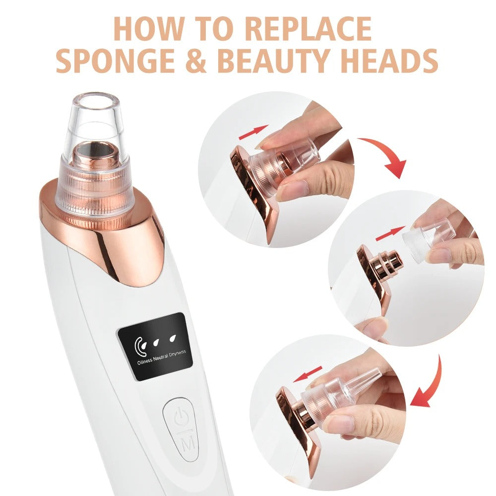 Blackhead Remover & Pore Cleanser Kit with Facial Vacuum